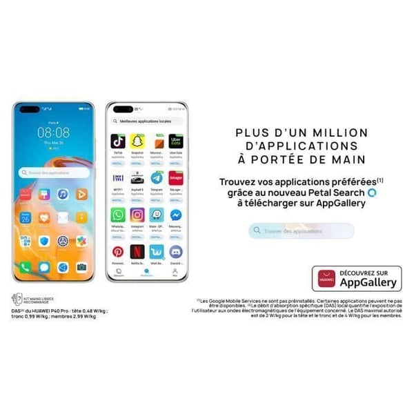 HUAWEI P40 Lite 128GB Svart - Begagnad - Utmärkt skick