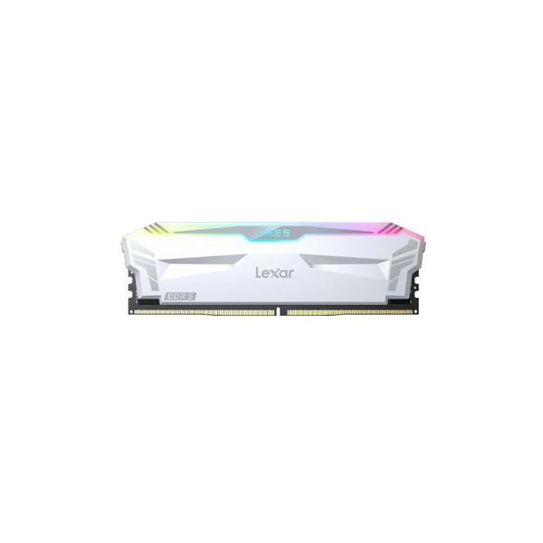 Minne Modul - LEXAR Ares - DDR5 6400 - CL32 1.4 V - 32 GB (2x 16 GB) - Kylfläns + RGB - Vit