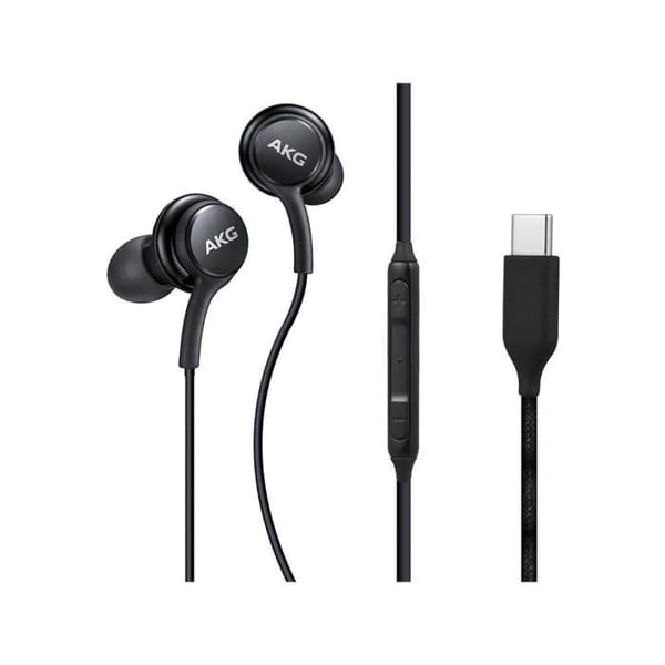 In-ear hörlurar - SAMSUNG - AKG - USB-C - Inbyggd mikrofon - Svart