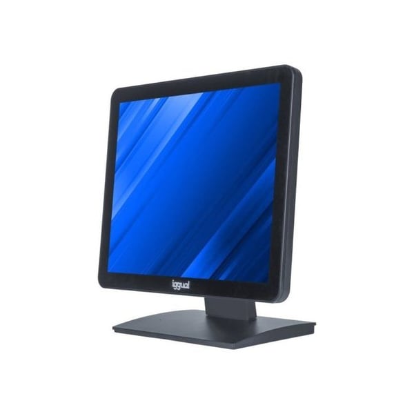 Iggual MTL17X 17" kapacitiv pekskärm 10 punkter 1280x1024 HDMI VGA justerbar fot