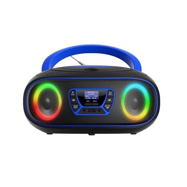Personlig CD-spelare - Denver - TDB-212BU - Bluetooth - Stereo - Retro Design Blå