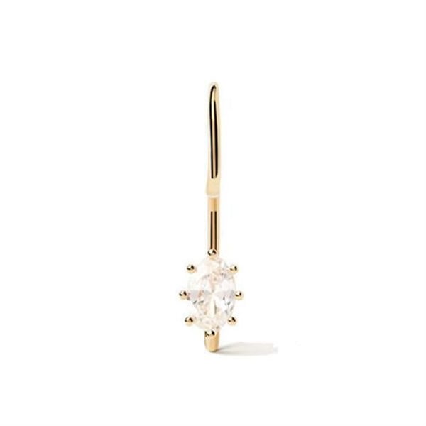 Øreringe - PDPAOLA - PG01-042-U - Sterlingsølv 925 - 18 karat forgyldt - Cubisk zirkon