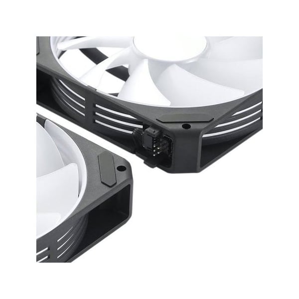 Abysm Arclight 2.0 ARGB Fläkt 120mm PWM med Serienkoppling Svart Pack 3 Enheter