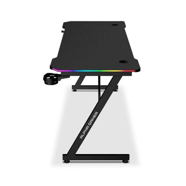 Bureau Gaming Alpha Gamer Gemina RGB Svart