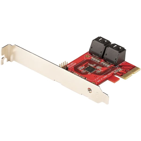 StarTech PCI Express SATA 4-portskort - PCIe SATA Controller - ASM1166 Non-Raid - PCI Express 3.0 till omvandlare