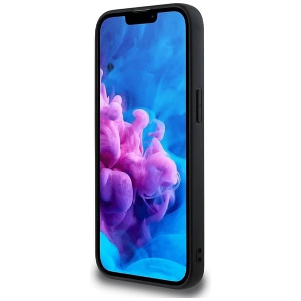 Coque Guess Hardcase 4G Grained Big Logo til iPhone 16e - Sort