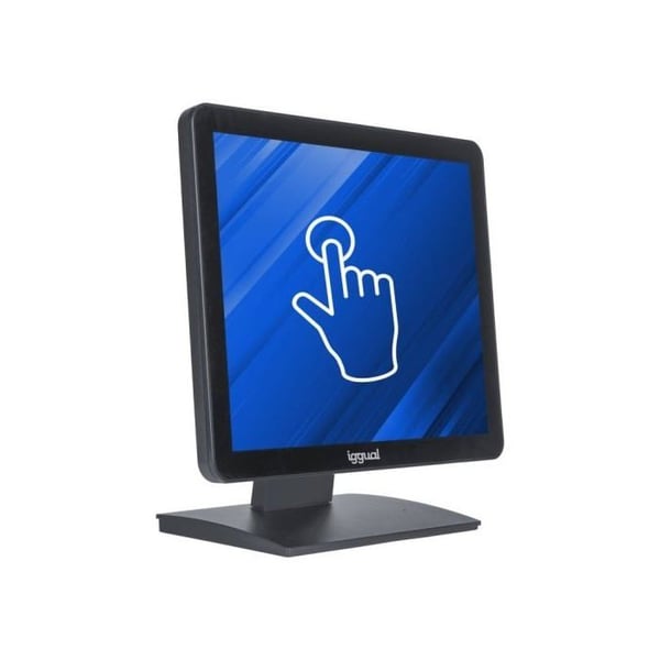 Iggual MTL17X 17" kapacitiv pekskärm 10 punkter 1280x1024 HDMI VGA justerbar fot