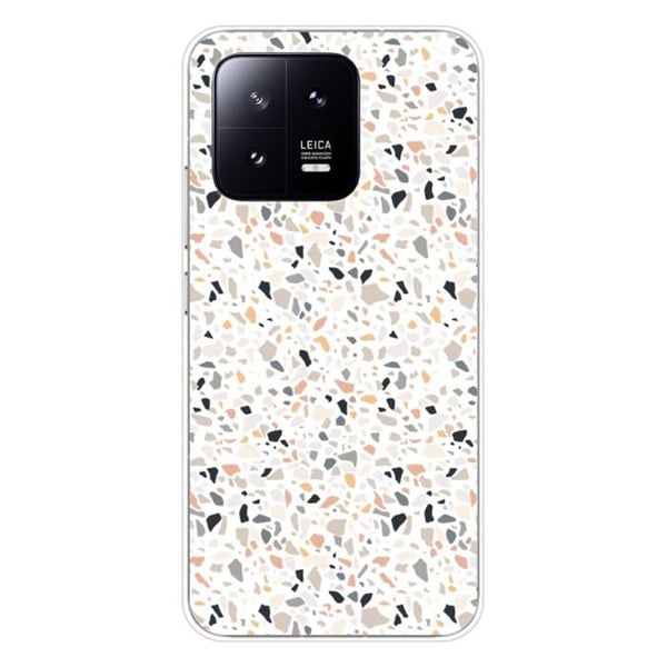 Siliconefodral med tryck - 1001 skal - Xiaomi 13 - Flerfärgad - Terrazzo-mönster - Optimal skydd