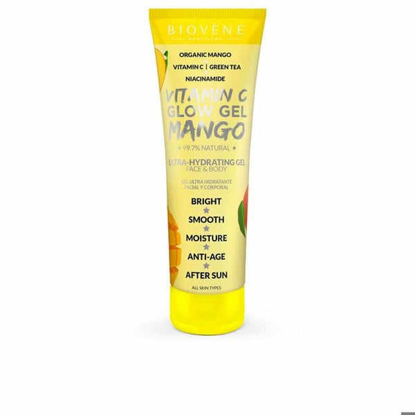 Ansiktskräm - Biovène Vitamin C Glow Gel - 200 ml - Fuktgivande - Naturliga ingredienser - Utan parabener