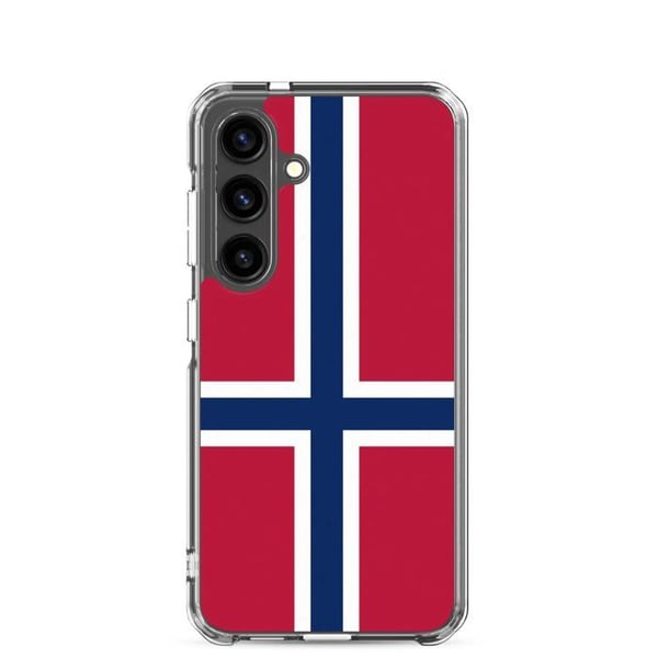 Mobilskal - Samsung - Galaxy S24 Plus - Norges flagga - Flexibel - Flerfärgad