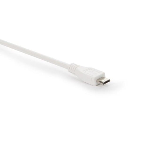 HQ-Power kompaktladdare med mikro-USB-anslutning, 5V - 1A - 5W, universell 100-240VAC-ingång, 150 cm lång kabel