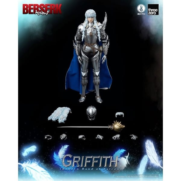 Threezero - Berserk - Figur 1/6 Griffith (Återfödelse Falkarnas Band) 30 cm