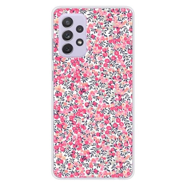 1001Coques - Silikonfodral kompatibelt med Samsung Galaxy A72 5G - Liberty Wiltshire Rose-mönster - Originaldesign tryckt i Frankrike