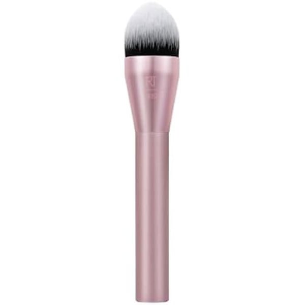 Real Techniques Power Pigment Blush Makeup Børste, Blush Brush til flydende og cremeblush, Syntetiske børster