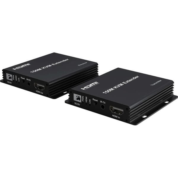 HDMI KVM-förlängare - PREMIUMCORD - 150m - Full HD 1080p - Cat5e/Cat6-kabel - IR-kontroll