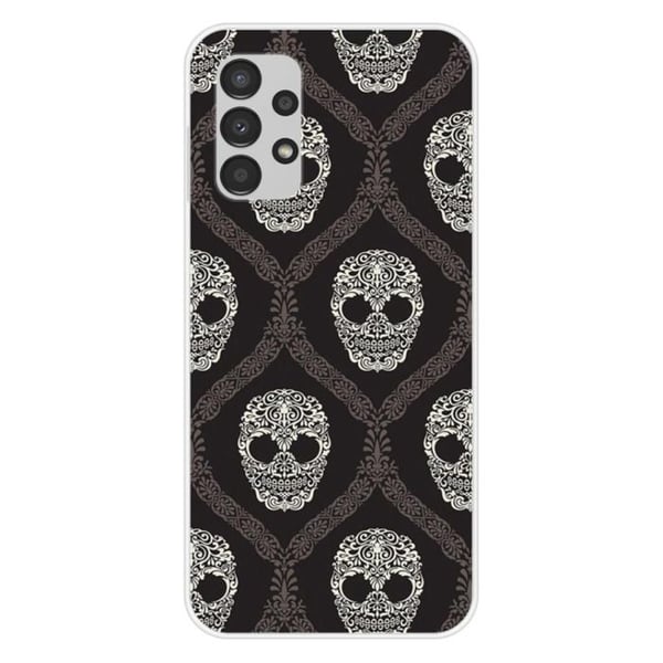 Siliconfodral - Kompatibel med Samsung Galaxy A13 4G - blommigt skallemönster