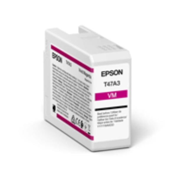 Tintepatron - EPSON - T47A3 - Magenta - 50ml - Høj kvalitet