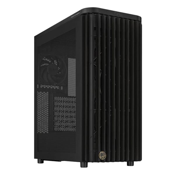 Chassi ATX - ASUS - ProArt PA401 - Träutgåvan - Integrerad fläkt - Nätpanel