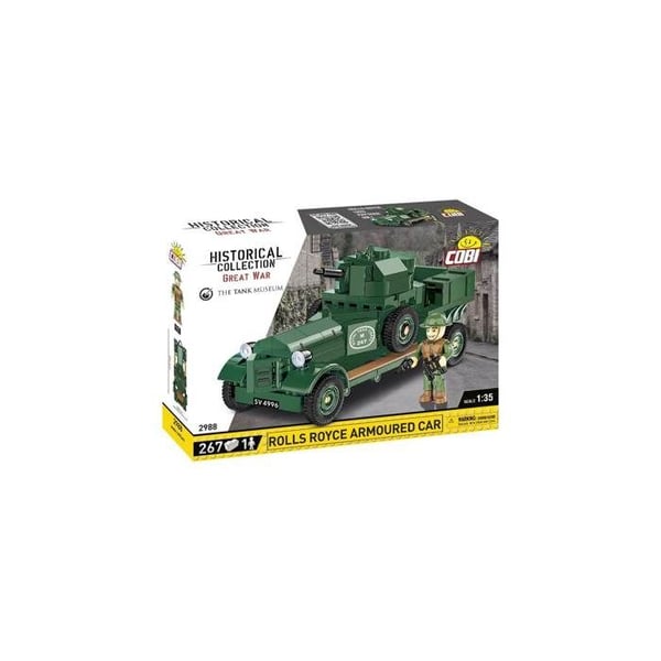 KLOCKI - COBI - 1920 Mönster MK I - Pansarvagn - Historisk samling - 2988