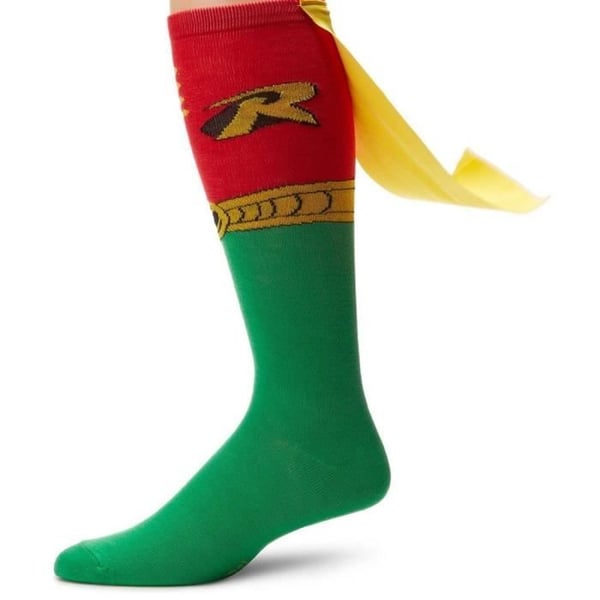 DC Comics Høje Sokker - Robin Kappe - DIFUZED - Voksen - Grøn - Unisex