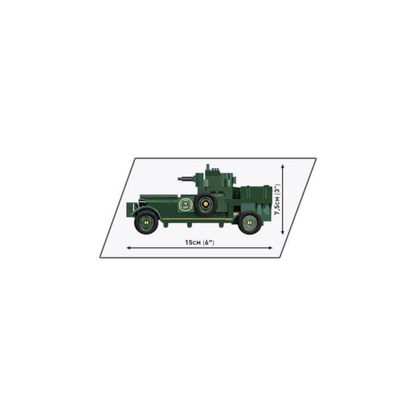 KLOCKI - COBI - 1920 Mönster MK I - Pansarvagn - Historisk samling - 2988