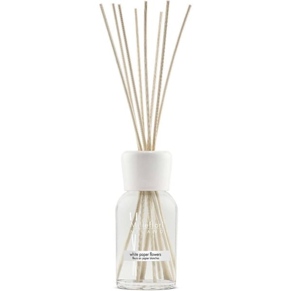 MILLEFIORI DIFFUSOR MED STICKOR 250ML VIT PAPPERBLUMMA DOFT HEMMEMOARN