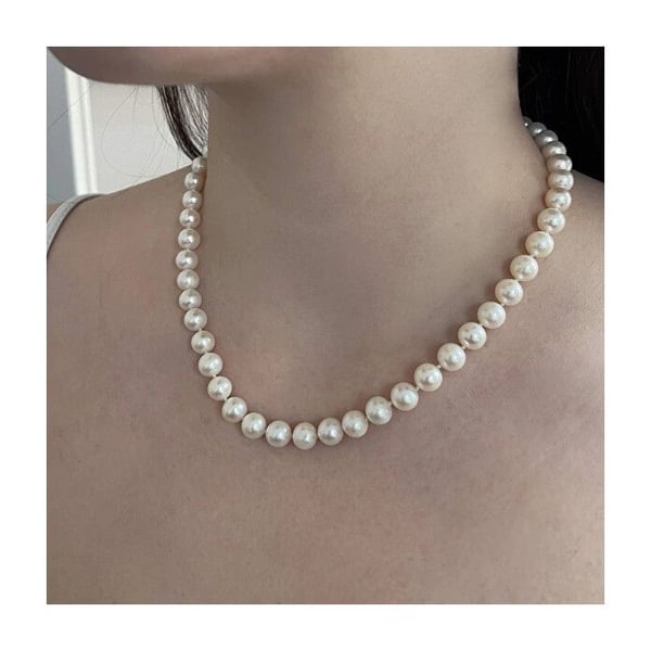 Lyxhalsband i äkta pärlor Pavona 922003.1