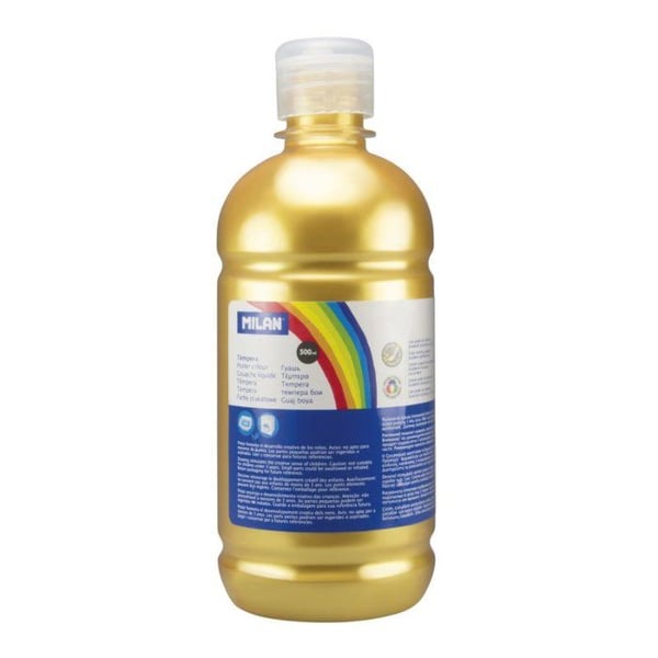 Flaska gouache 500 ml guld