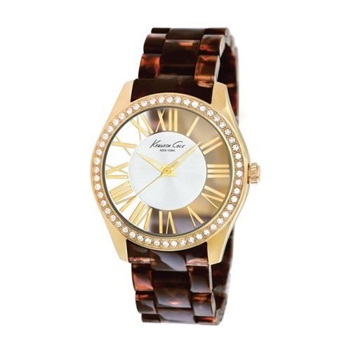 Klocka - Kenneth Cole New York - KC4861 - Rund urtavla - Armband i plast - Analog visning