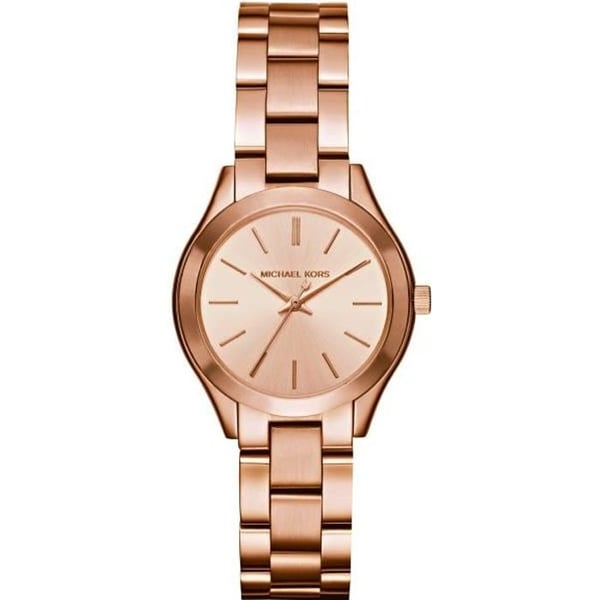 Kvinnoarmband - MICHAEL KORS - Runway MK3513 - Roséguld - Metall - Chic