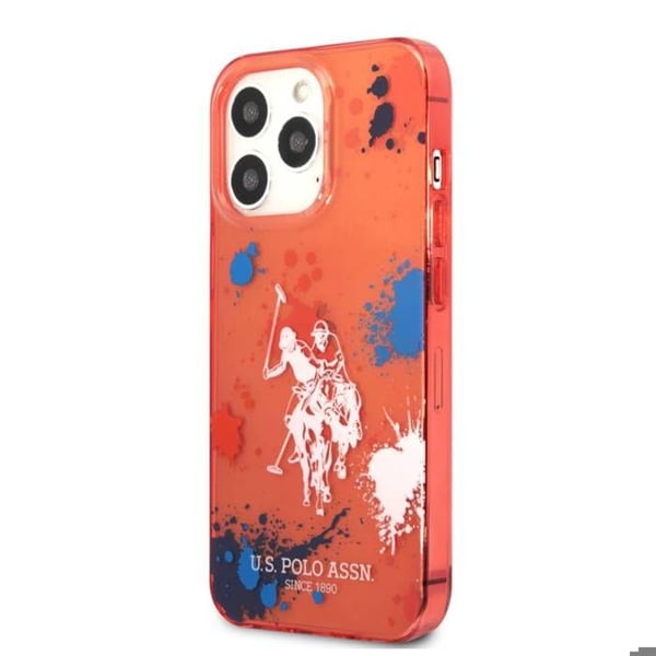 Coque för iPhone 14 Pro Max U.S Polo - Röd