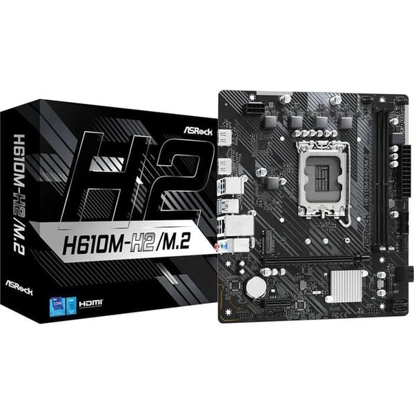 Moderkort - ASROCK - H610M-H2/M.2 - Micro ATX - DDR4 - Socket LGA 1700