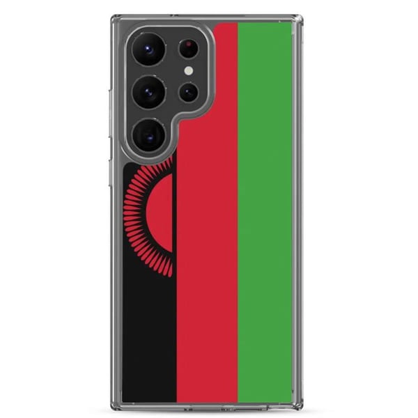 Mobilskal – Malawi Flagga – Kompatibel med Samsung Galaxy S10e – Mjuk Fodral – Slitstark och Stötsäker – Pixelforma