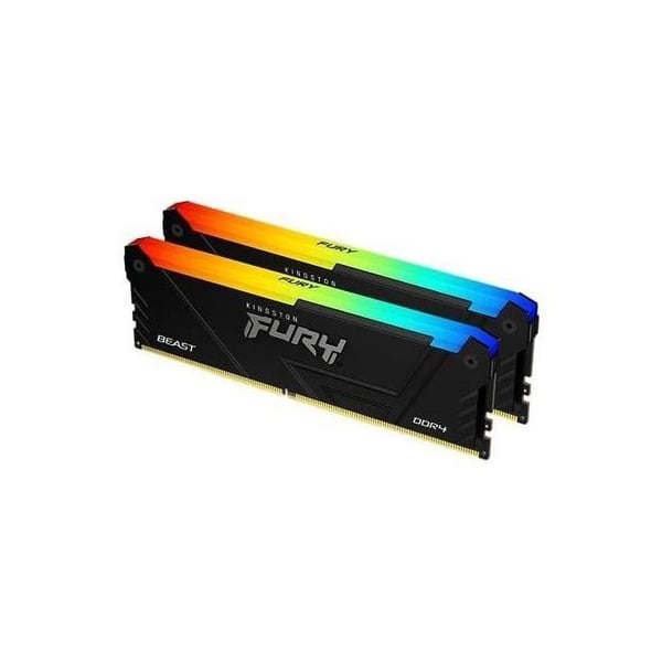 RAM-minne - KINGSTON - FURY Beast - RGB - 16 GB (2 x 8 GB) - DDR4 - 3600 MHz CL17 - (KF436C17BB2AK2/16)