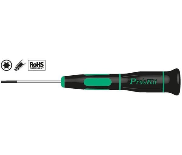Precision skruvmejsel - PROSKIT - DES900 - Torx T2 - 147mm - Antiglidsvänt