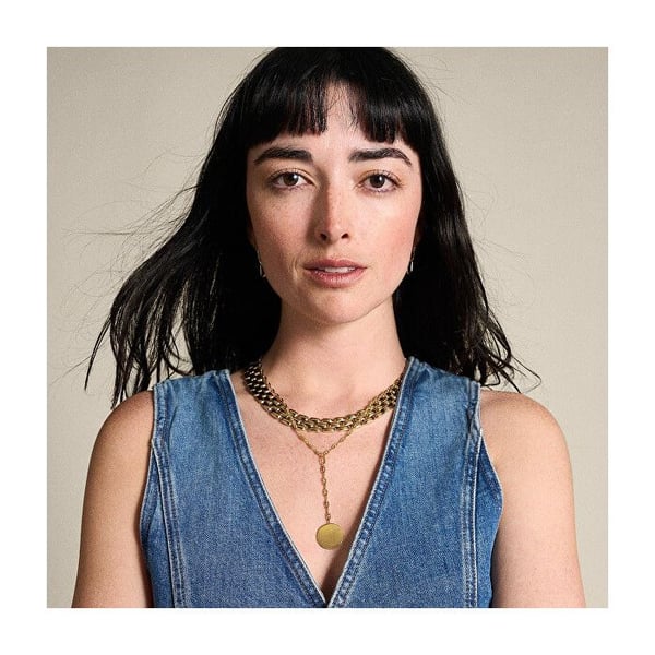 Collier Heritage elegant i förgylld mässing JA7258710