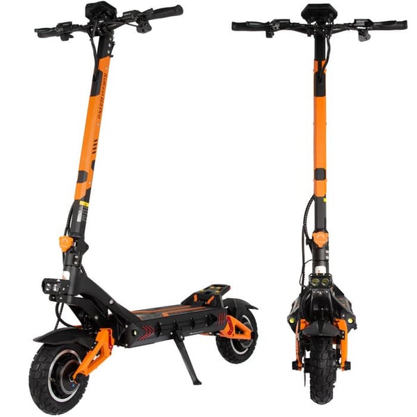 KuKirin G3 Pro Sähköscooter - Kaksoisvetoinen 2400W - Irrotettava Akka 23.4Ah - Toimintamatka 80 km - Hydraulinen Jousitus
