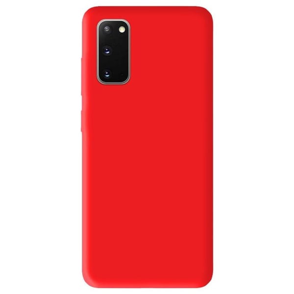 Röd silikonskal - Kompatibel med Samsung Galaxy S20 FE