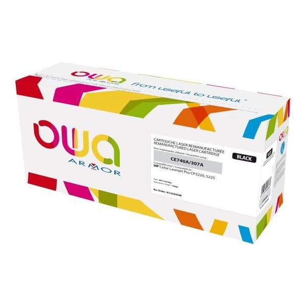 OWA ARMOR HP Color LaserJet CP5225dn Tonerkassett - Svart - Kompatibel