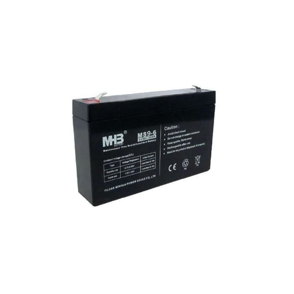 Batteri - POWERWALKER - MS9-6 - Nickelmetallhydrid - 4,4 Ah - 6 V