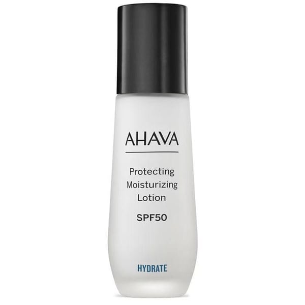 Lotion - AHAVA - Beskyttende fugtighedscreme - SPF50 - Alle hudtyper - 5,8 x 0,8 x 12,4 cm