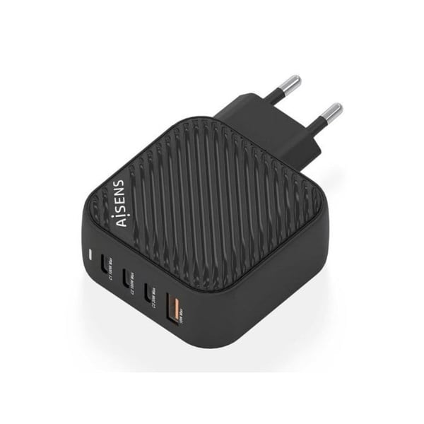 Väggladdare - Aisens - ASCH-100W4P029-BK - 100 W - Svart - USB-C