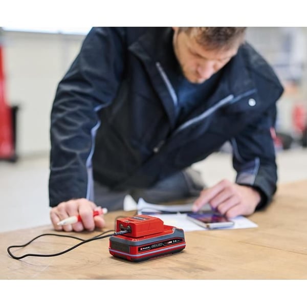 Einhell USB-strømforsyning TC-CP 18 Li USB A/C-Solo PXC (18V) Leveres uden batteri eller oplader