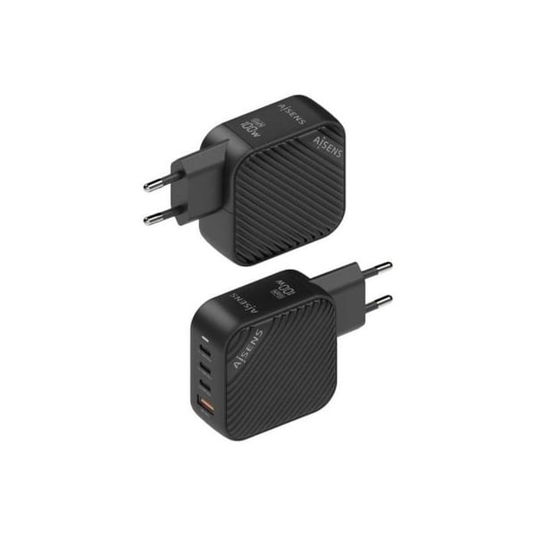 Väggladdare - Aisens - ASCH-100W4P029-BK - 100 W - Svart - USB-C