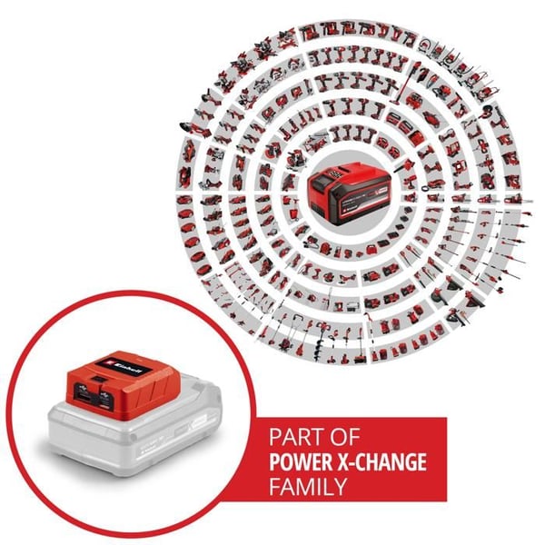 Einhell USB-strømforsyning TC-CP 18 Li USB A/C-Solo PXC (18V) Leveres uden batteri eller oplader