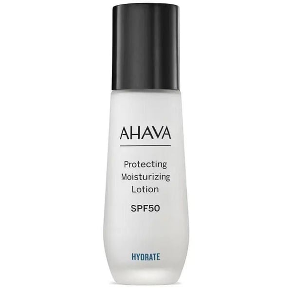 Lotion - AHAVA - Beskyttende fugtighedscreme - SPF50 - Alle hudtyper - 5,8 x 0,8 x 12,4 cm