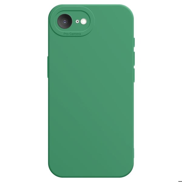 Coque - Silikon - iPhone 16e - Mjuk - Grön - Slät Yta
