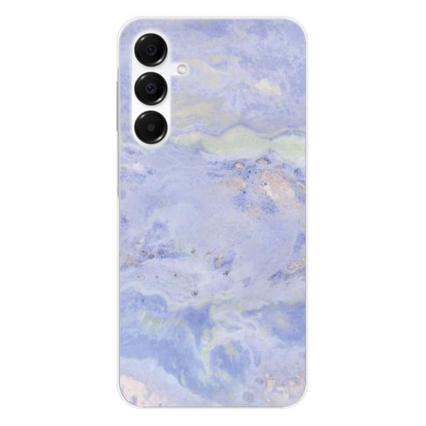 Silikonskal - Kompatibel med Samsung Galaxy A36 5G - design i blå marmor