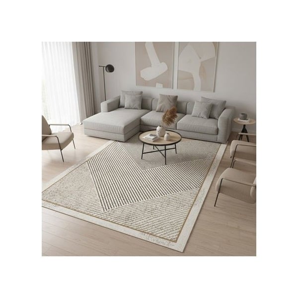 Matta - MELIS HOME - Modern - Vinklar - Beige taupe - 120x160 cm