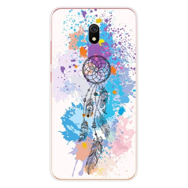 1001Coques - Silikonfodral kompatibelt med Xiaomi Redmi 8A - Drömfångarmotiv i färg - Originaldesign tryckt i Frankrike